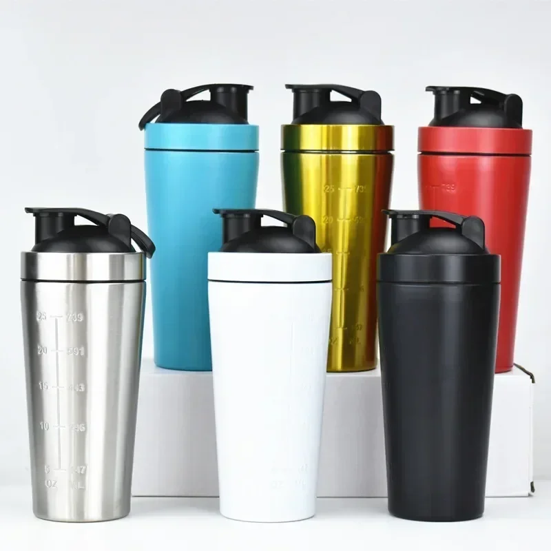 Nutrition For Fitness And Sports - Paslanmaz Çelik Protein Shaker Bardak Taşınabilir