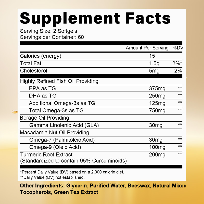 Omega 3 Fish Oil - Omega 3 Balık Yağı Kapsülleri -