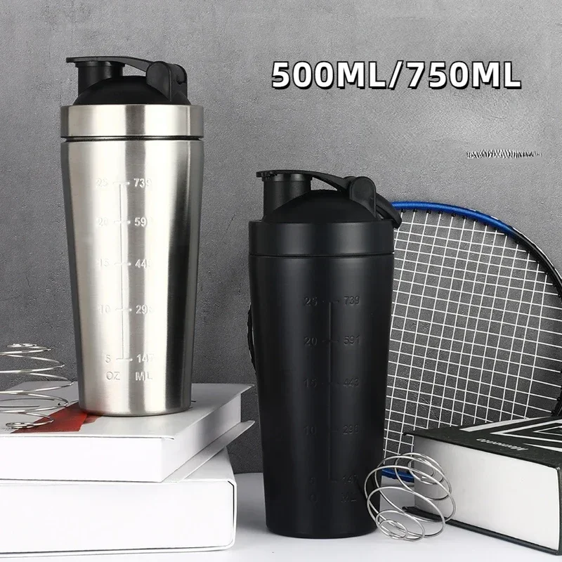 Nutrition For Fitness And Sports - Paslanmaz Çelik Protein Shaker Bardak Taşınabilir
