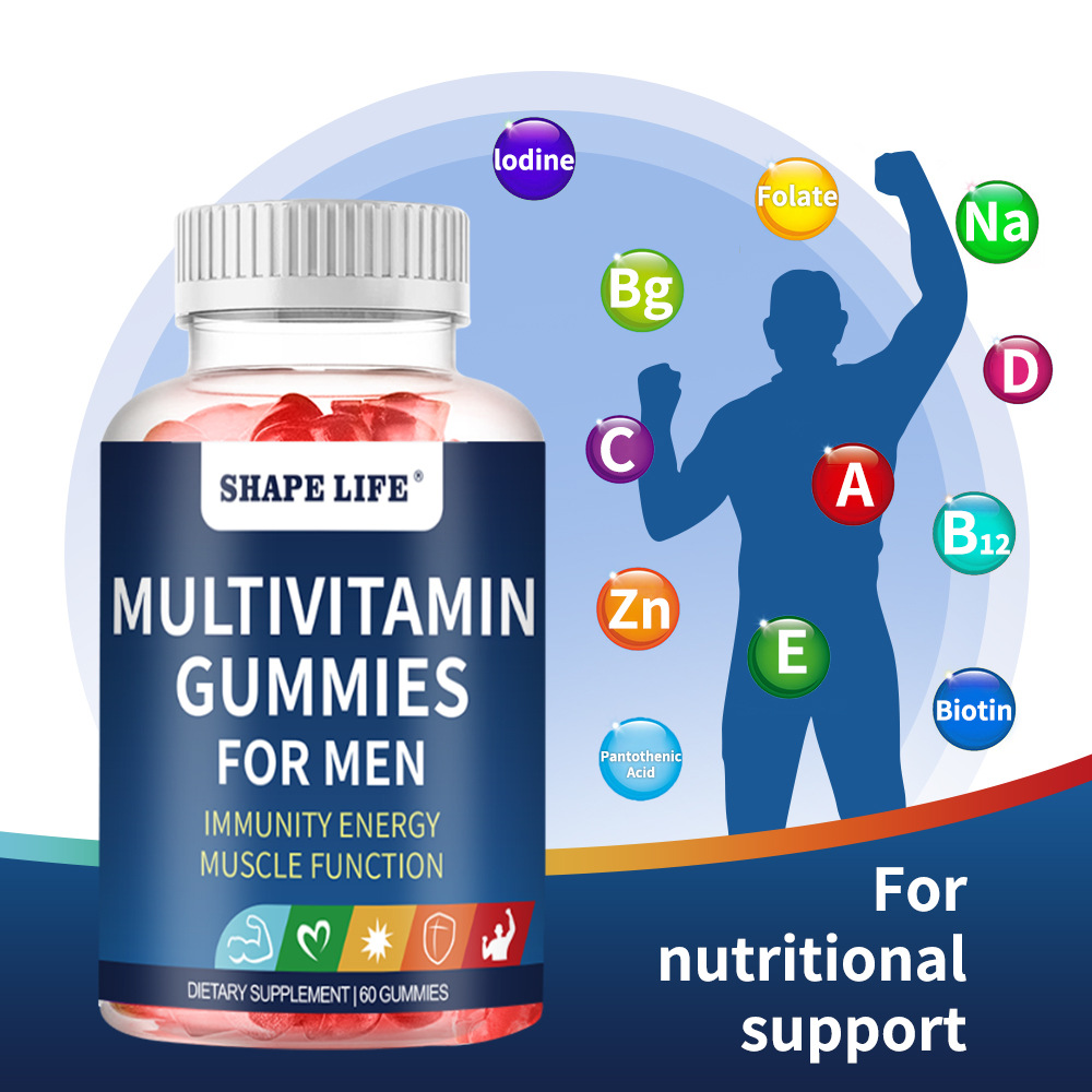 Multivitamin Gummy Adult - Erkekler için çoklu vitaminli şekerlemeler günlük
