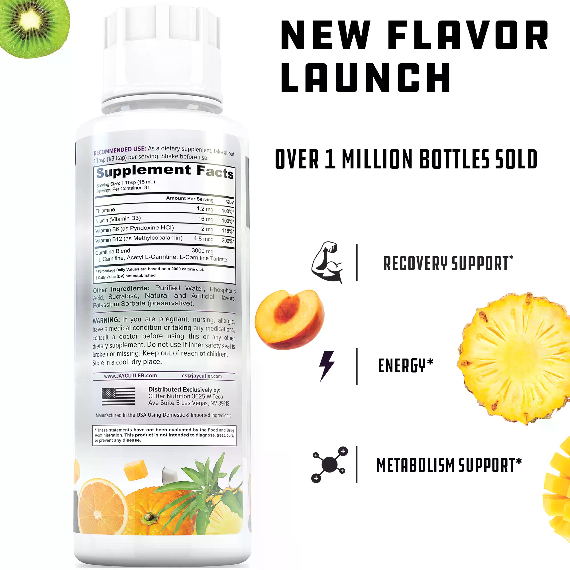 Cutler Nutrition Sıvı Karnitin - Nutrition Fitness Supplements incelemesi ve fiyatı