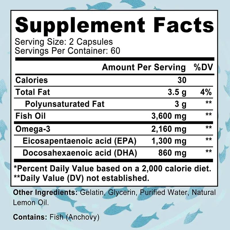 Omega 3 Balık Yağı - Göz, Beyi - Omega 3 Fish Oil incelemesi ve fiyatı