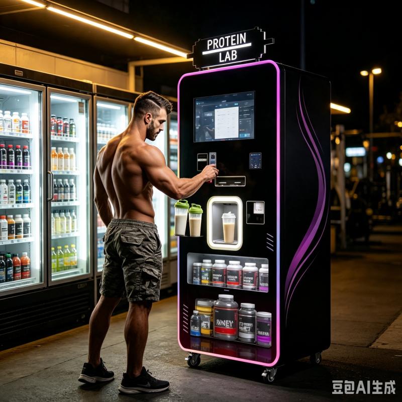 Protein Shake Otomatı Özelleşt - Nutrition Fitness Gym incelemesi ve fiyatı