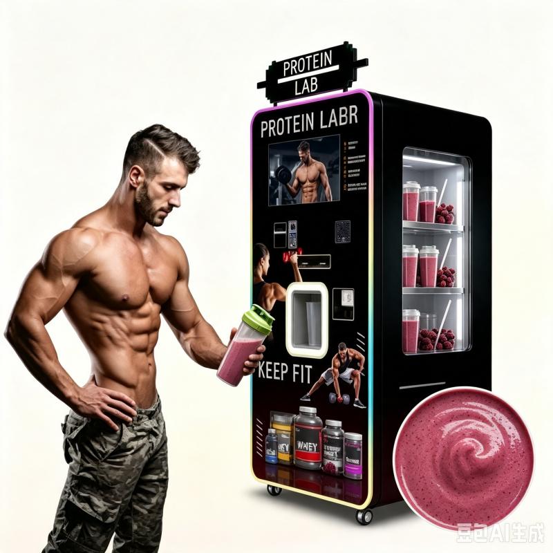 Protein Shake Otomatı Özelleşt - Nutrition Fitness Gym incelemesi ve fiyatı