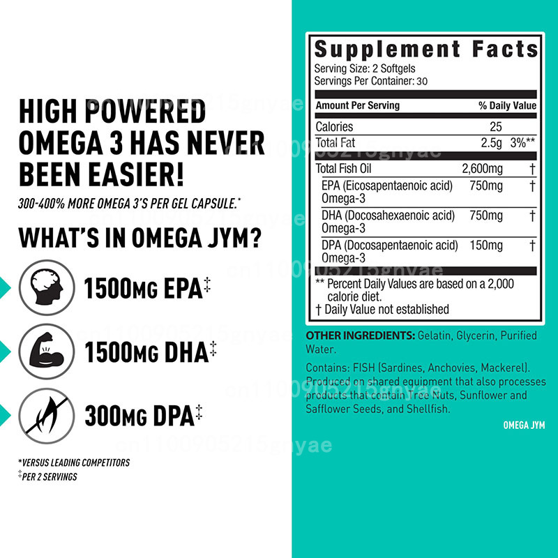 Beyin ve Ruh Hali için Omega-3 - Omega 3 Fish Oil incelemesi ve fiyatı