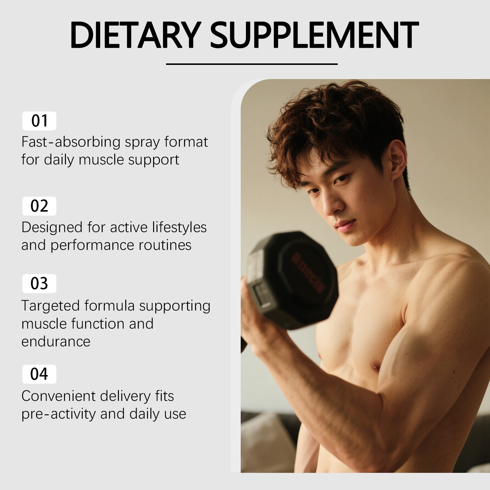 Kas Geliştirme Spreyi Fiziksel - Nutrition Fitness Supplements incelemesi ve fiyatı