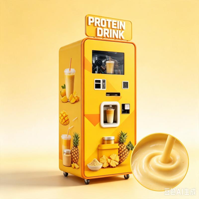 Protein Shake Otomatı Özelleşt - Nutrition Fitness Gym incelemesi ve fiyatı