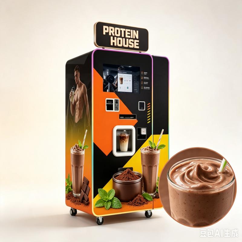 Protein Shake Otomatı Özelleşt - Nutrition Fitness Gym incelemesi ve fiyatı