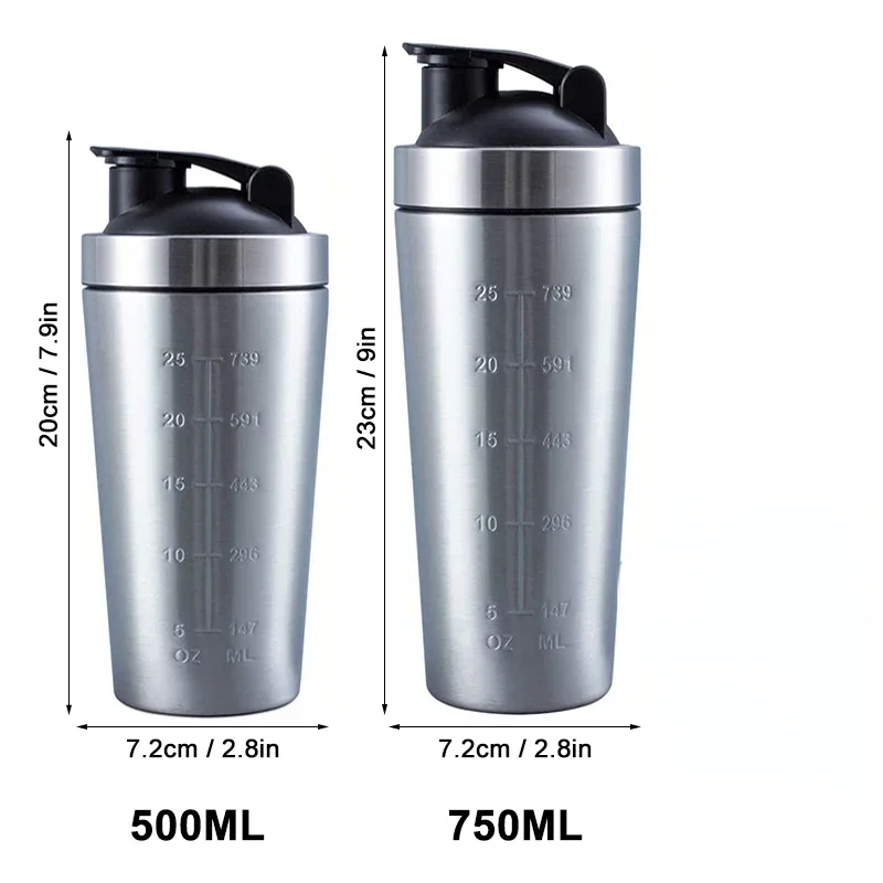 Paslanmaz Çelik Protein Shaker - Nutrition For Fitness And Sports incelemesi ve fiyatı
