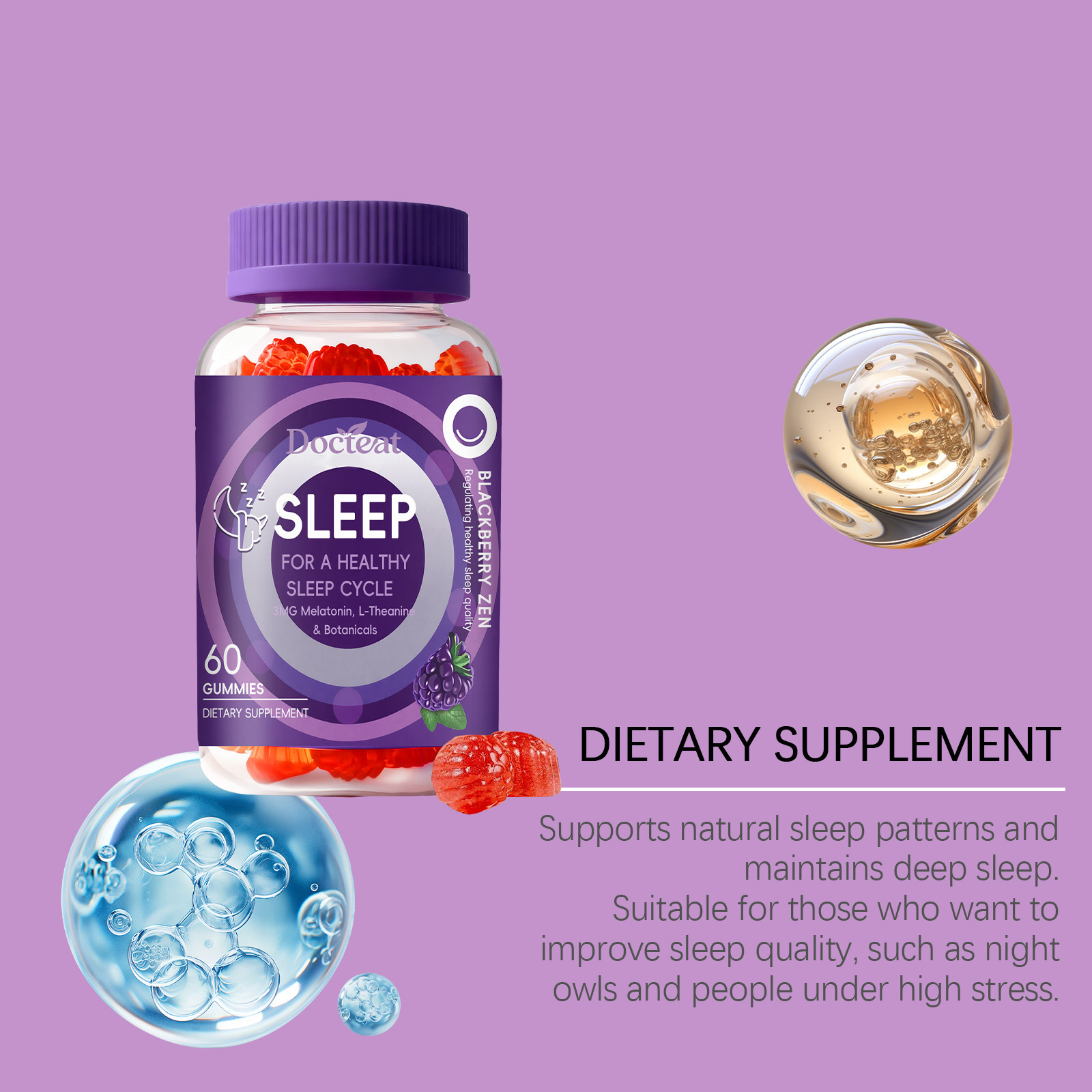 Melatonin + L-Theanine ve Papa - Melatonin Sleep Gummy incelemesi ve fiyatı