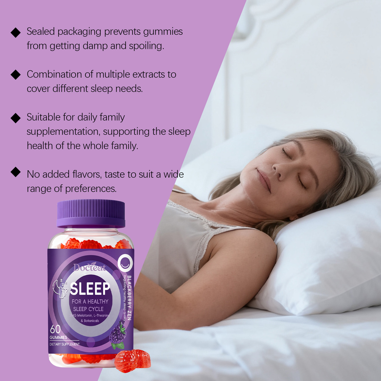 Melatonin + L-Theanine ve Papa - Melatonin Sleep Gummy incelemesi ve fiyatı