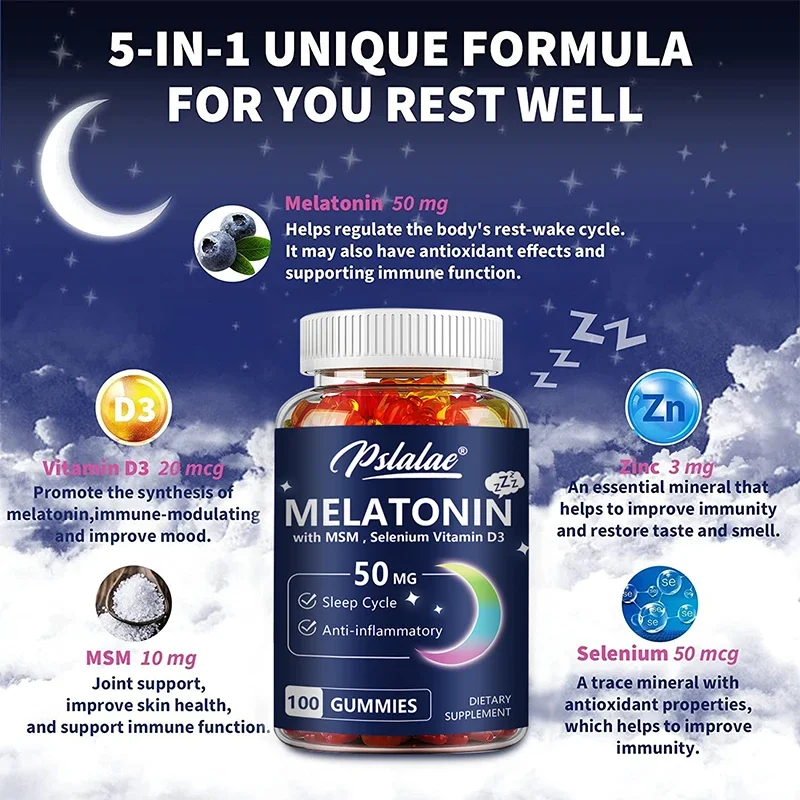 Melatonin Sakızları 50mg - Uyk - Melatonin Sleep Gummy incelemesi ve fiyatı