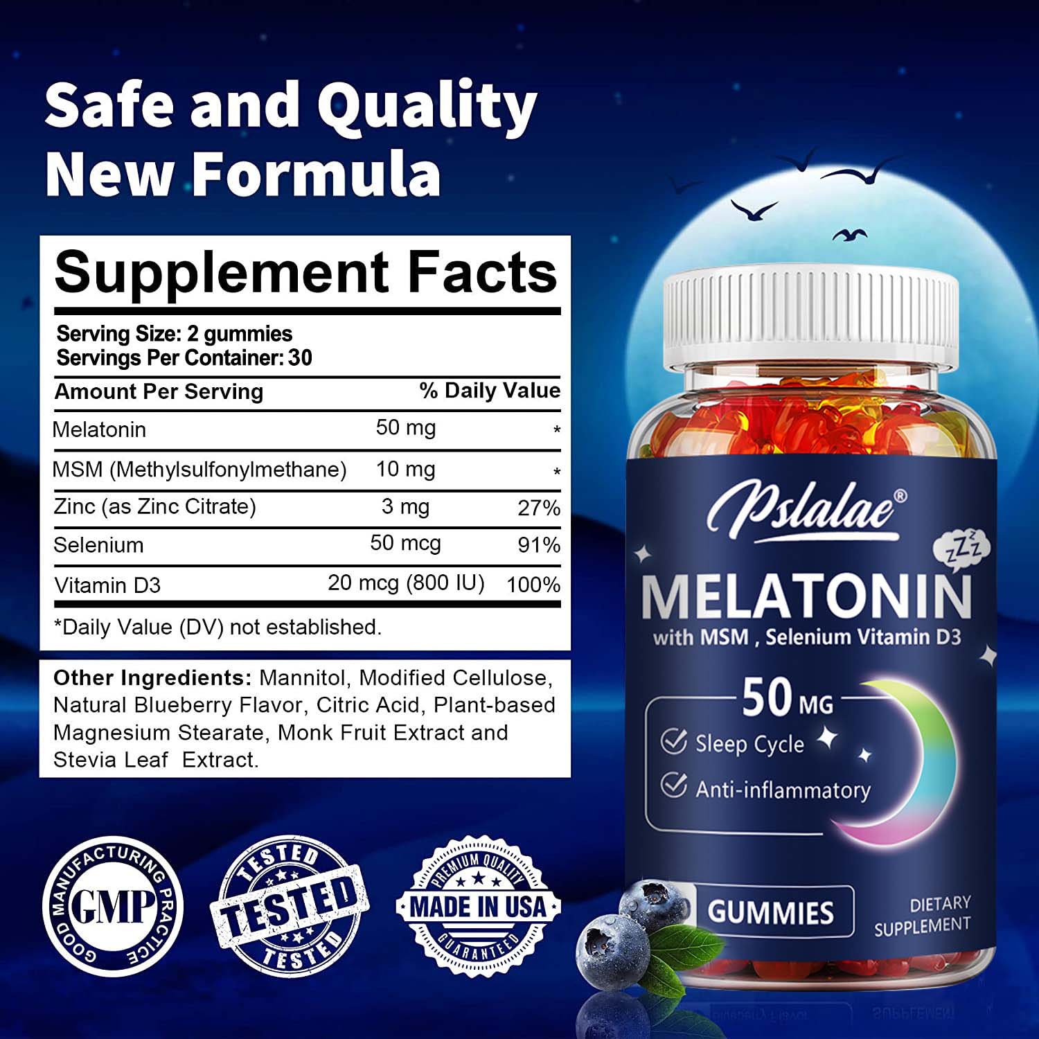 Melatonin Gummies 50mg - Anksi - Melatonin Sleep Gummy incelemesi ve fiyatı