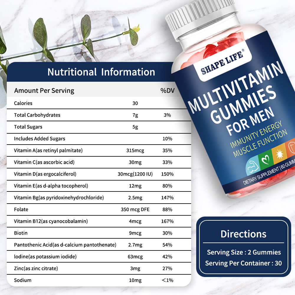 Erkekler için çoklu vitaminli  - Multivitamin Gummy Adult incelemesi ve fiyatı